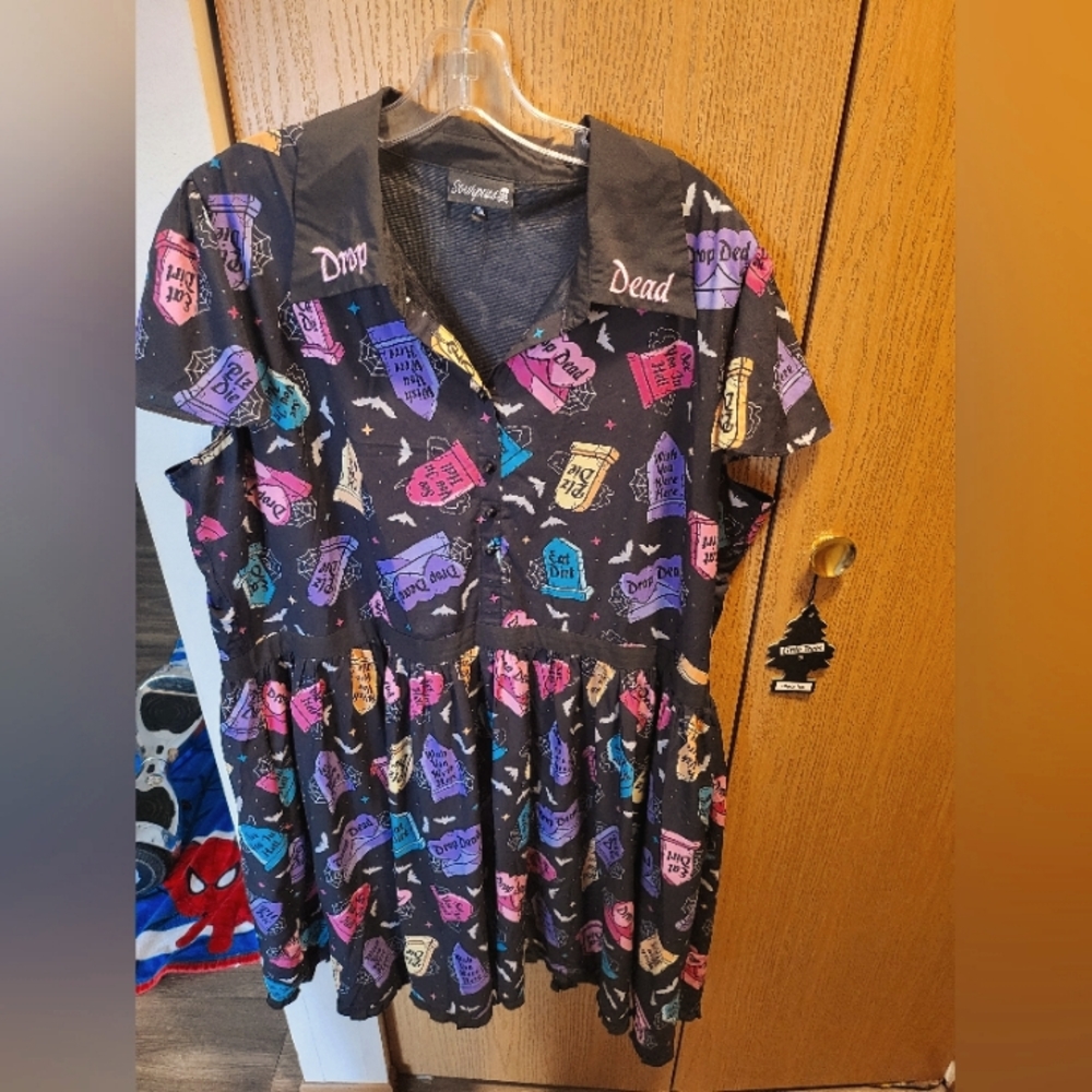 Sourpuss 3x drop dead dress